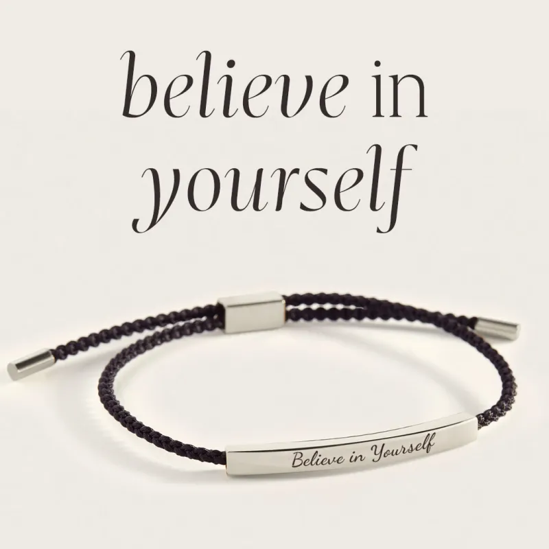 Believe in Yourself Inspire Bracelet sold by Mint & Lilly