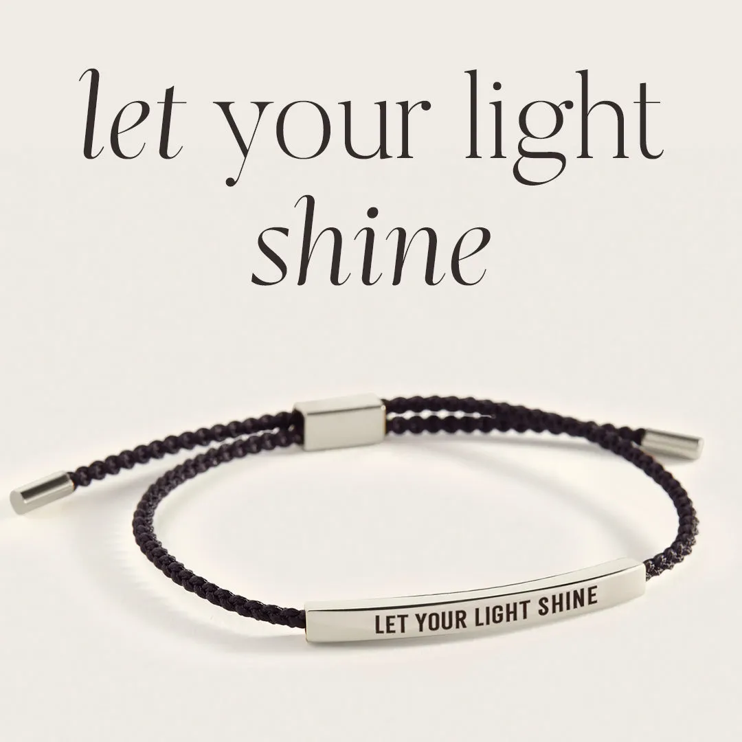 Let Your Light Shine Inspire Bracelet sold by Mint & Lilly