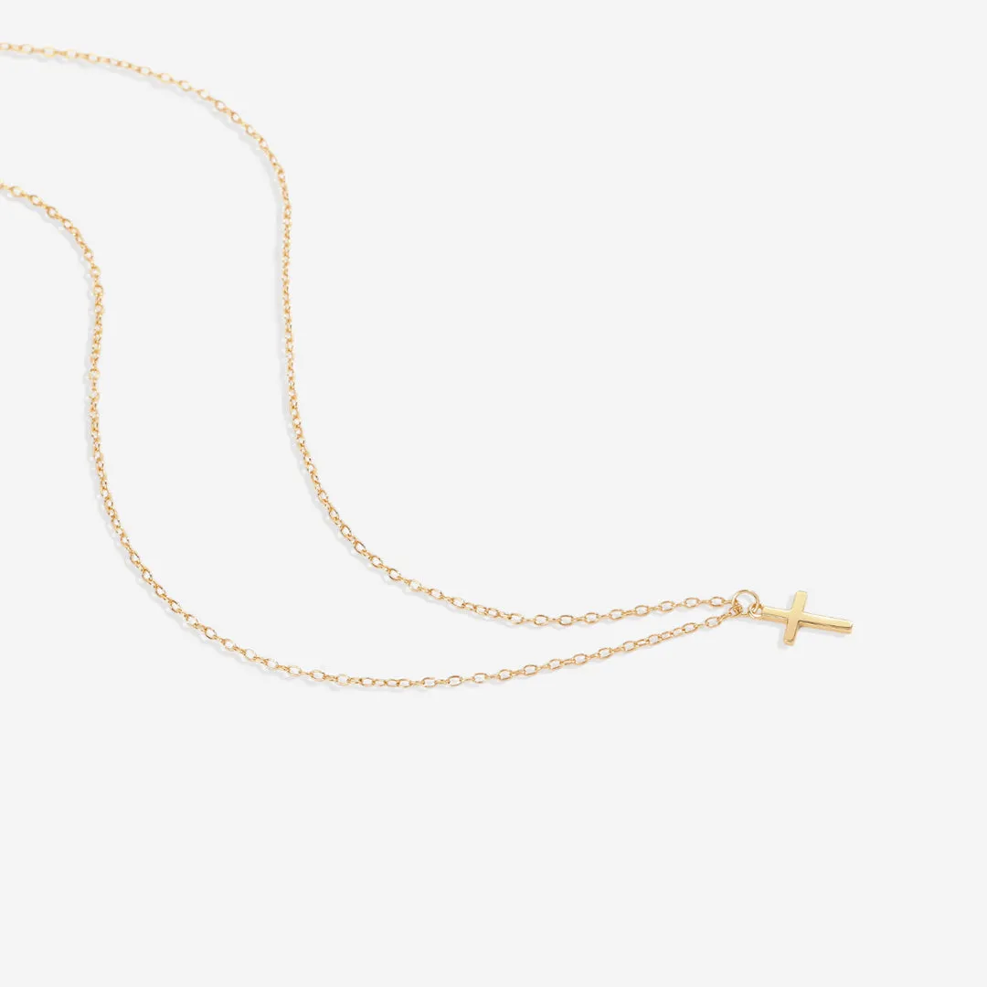Classic Cross Necklace sold by Mint & Lilly product image thumbnail 5