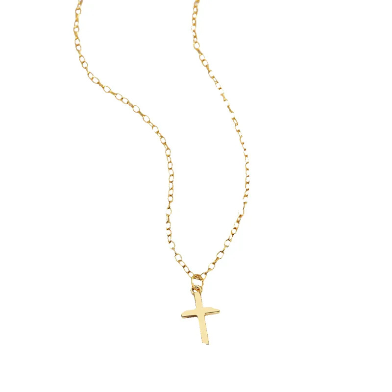 Classic Cross Necklace made by Mint & Lilly