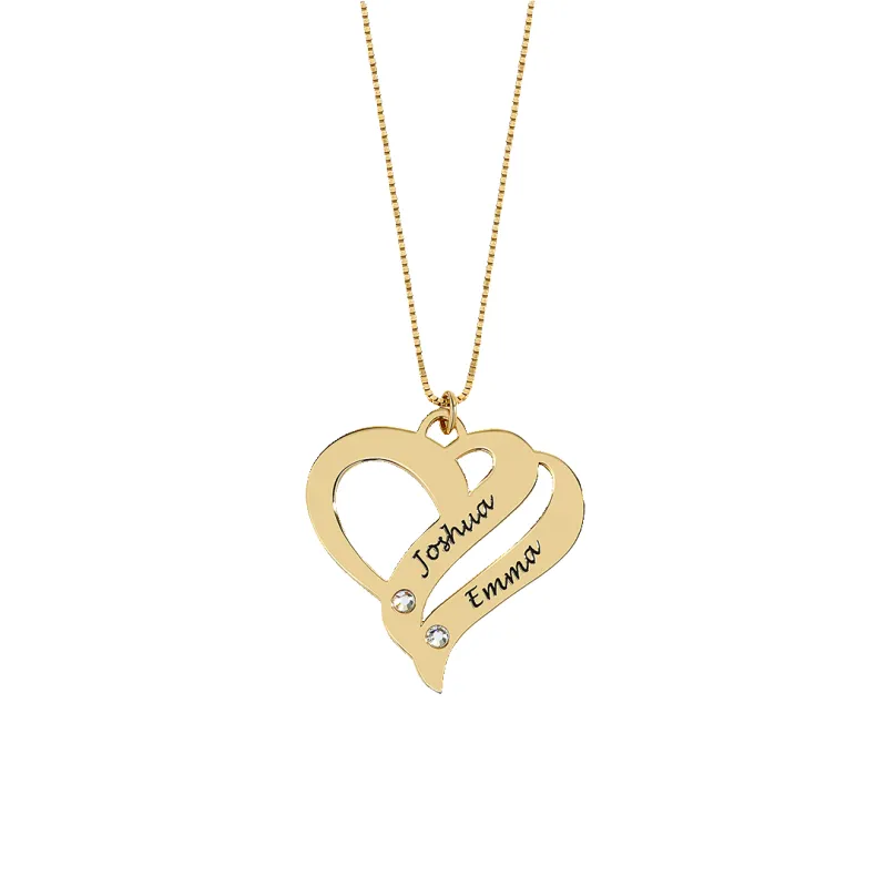 Forever Love Personalized Pendant Necklace sold by Mint & Lilly