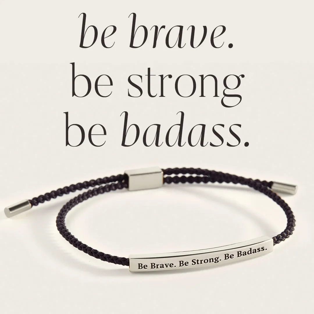 Be Brave. Be Strong. Be Badass. Inspire Bracelet sold by Mint & Lilly product image thumbnail 4