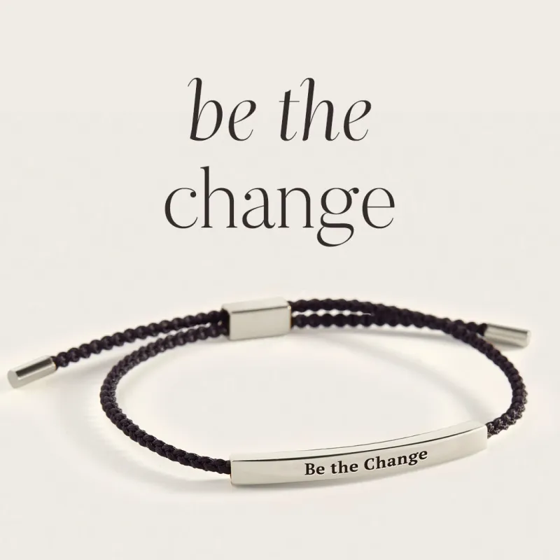 Be the Change Inspire Bracelet made by Mint & Lilly