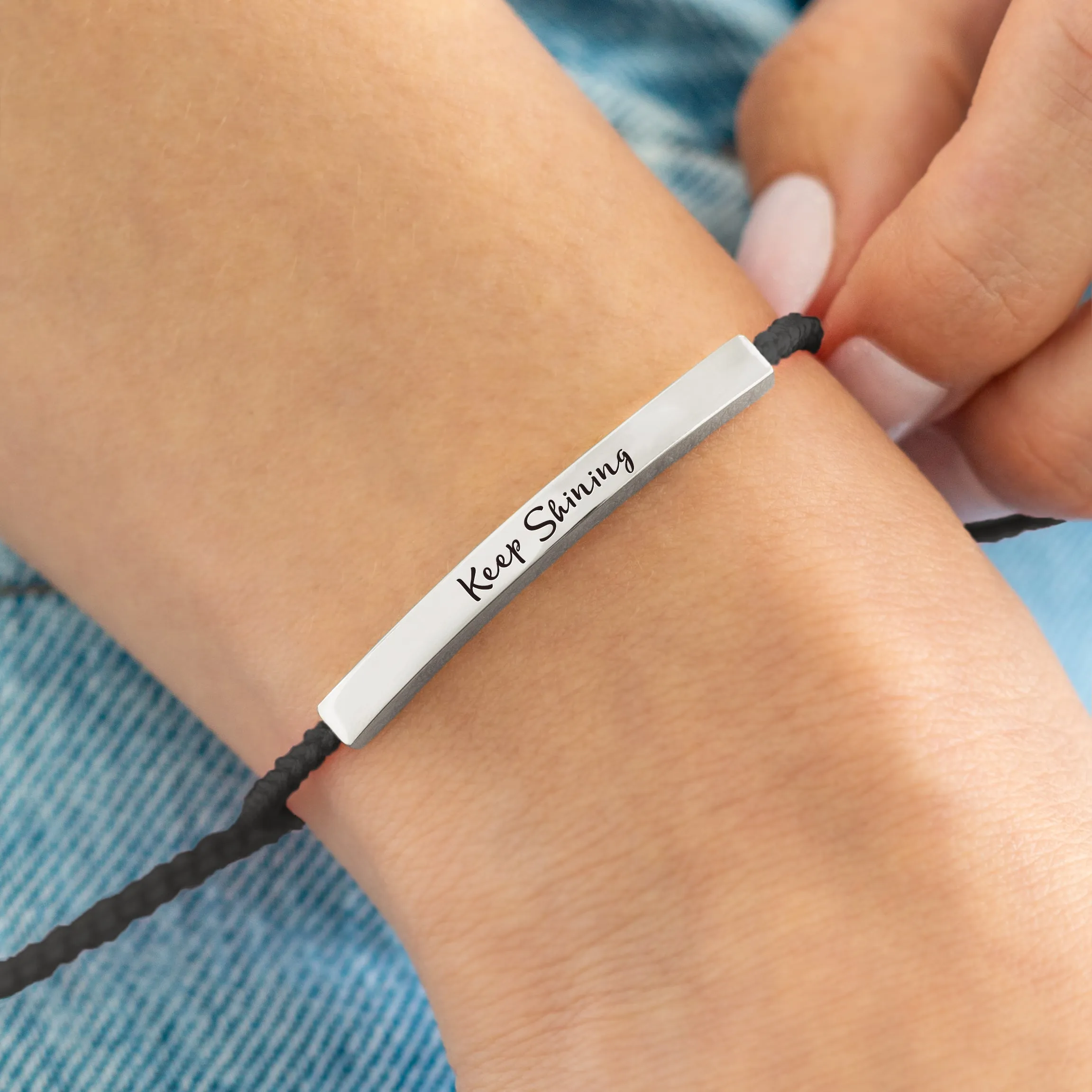 Keep Shining Inspire Bracelet sold by Mint & Lilly product image thumbnail 5