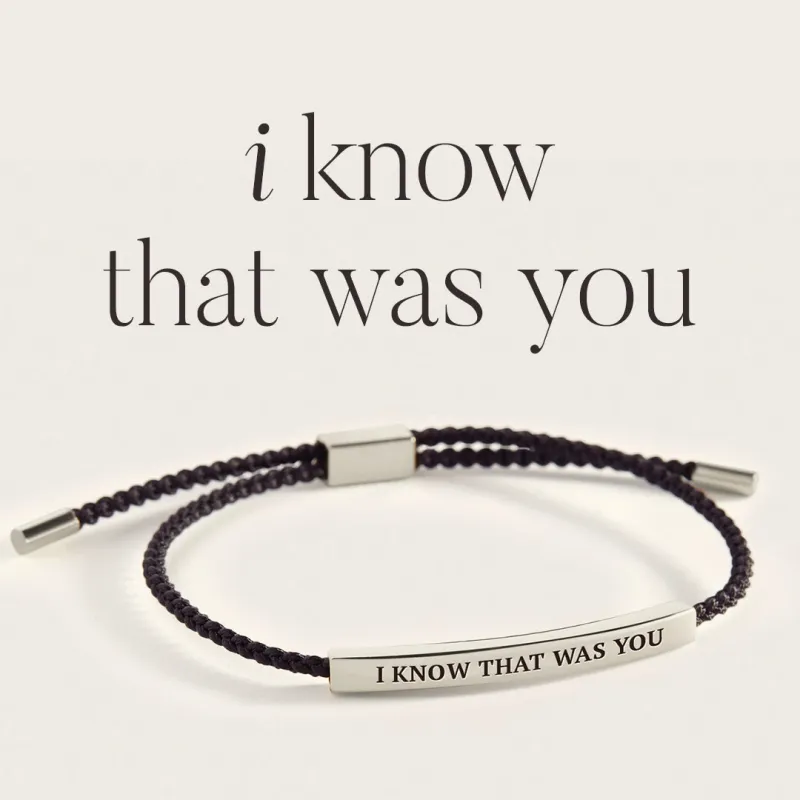 I Know That Was You Inspire Bracelet made by Mint & Lilly