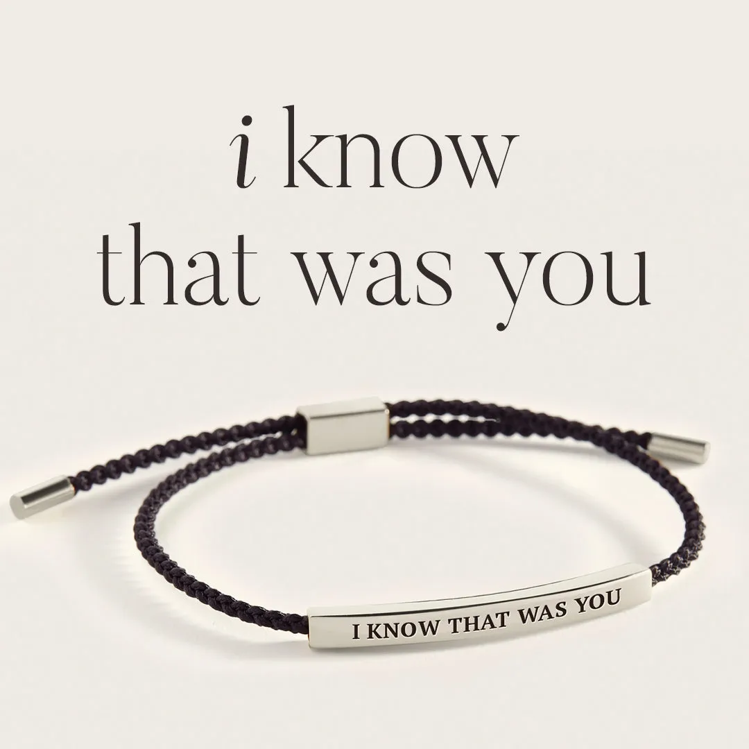 I Know That Was You Inspire Bracelet sold by Mint & Lilly