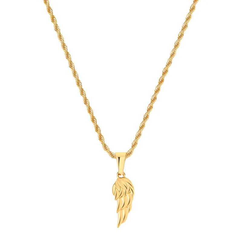 The Wing Pendant Necklace sold by Mint & Lilly