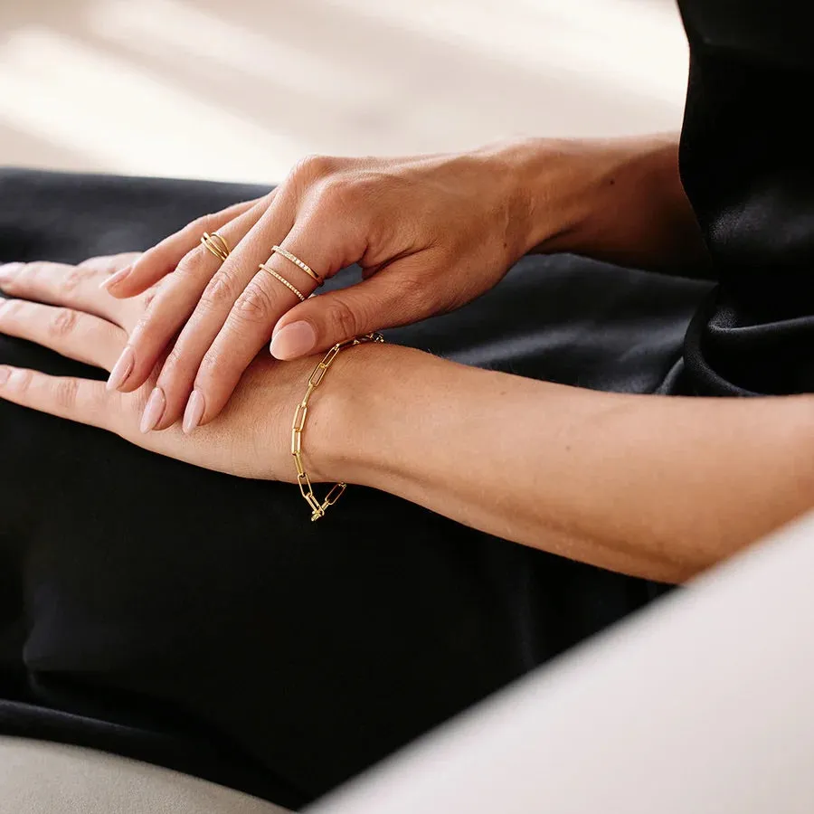 Mint Paperclip Bracelet sold by Mint & Lilly product image thumbnail 4