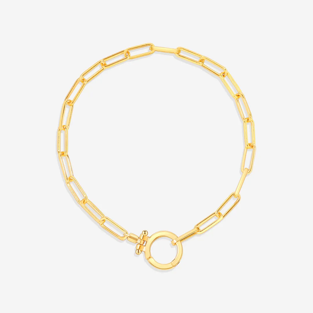 Mint Paperclip Bracelet sold by Mint & Lilly product image thumbnail 5