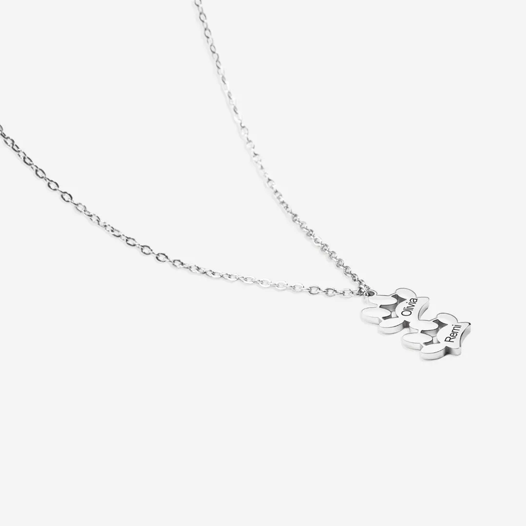 Personalized Paw Print Necklace sold by Mint & Lilly product image thumbnail 4