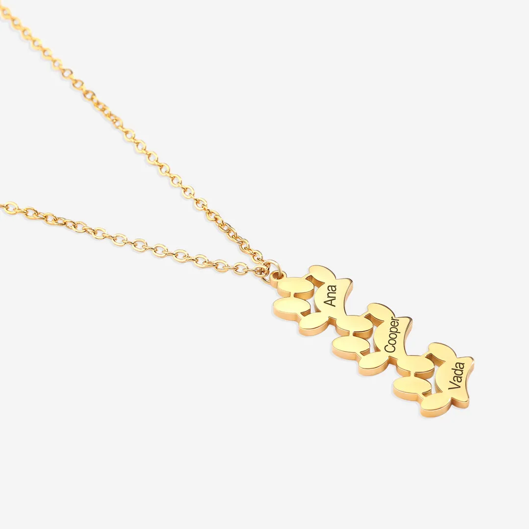Personalized Paw Print Necklace sold by Mint & Lilly product image thumbnail 2