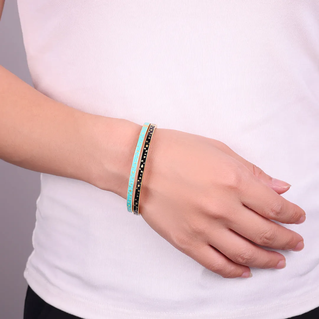 Enamel Bangle Bracelet sold by Mint & Lilly product image thumbnail 3