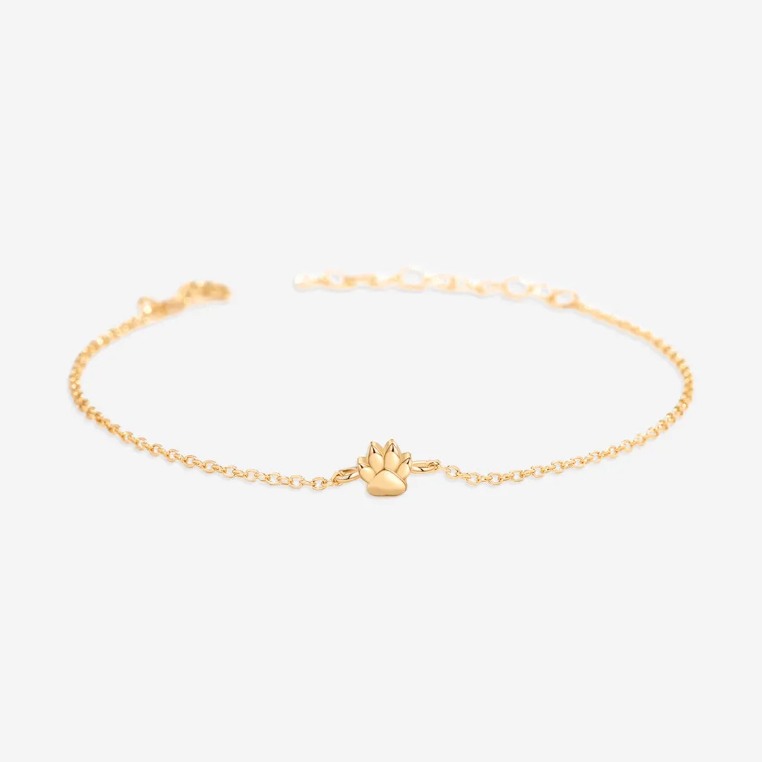 Tiny Pawprint Bracelet sold by Mint & Lilly product image thumbnail 5