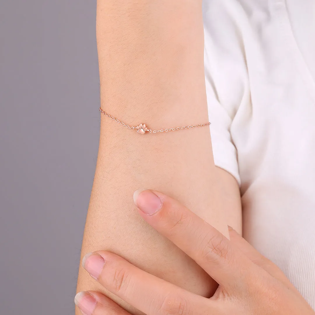 Tiny Pawprint Bracelet sold by Mint & Lilly product image thumbnail 3