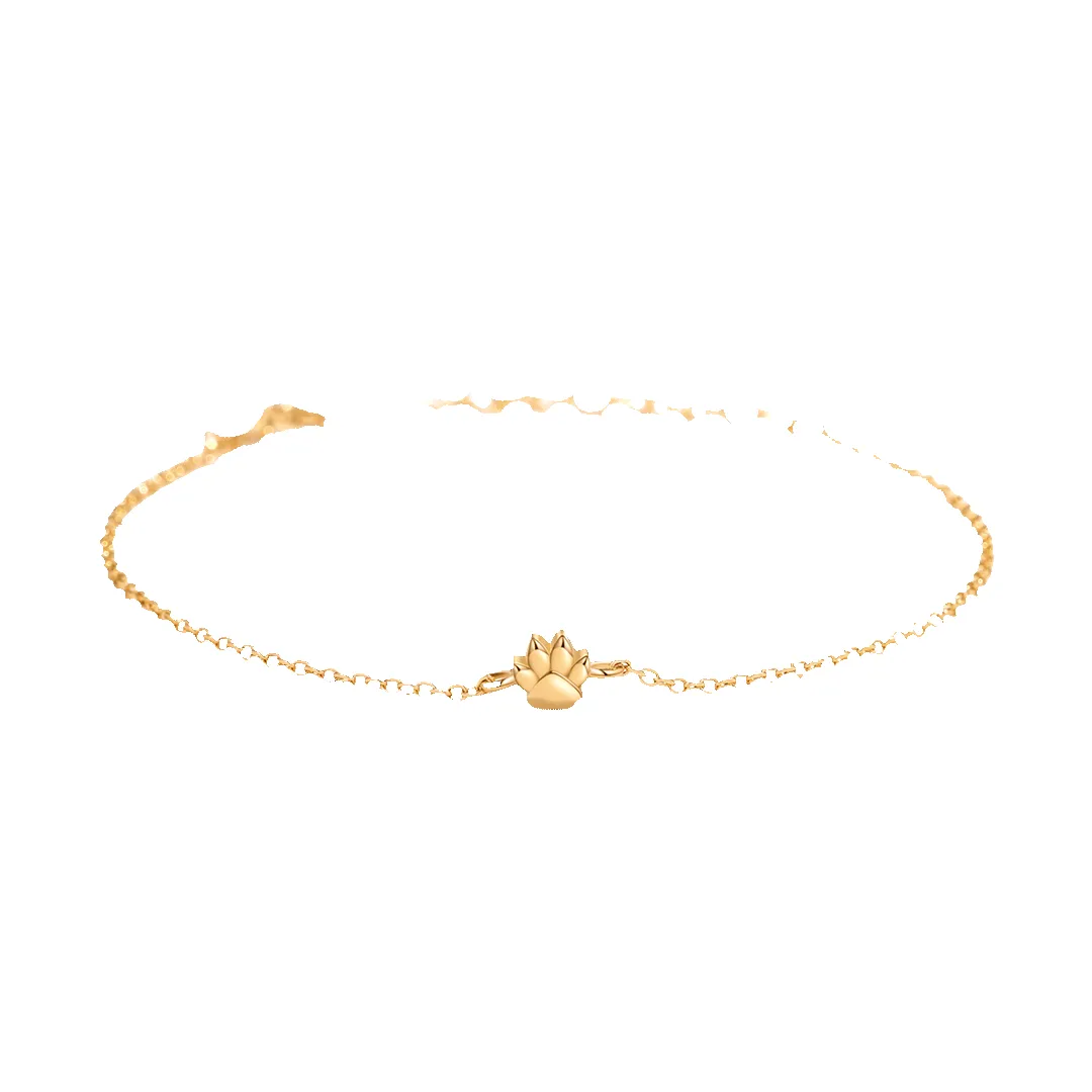 Tiny Pawprint Bracelet sold by Mint & Lilly product image thumbnail 4