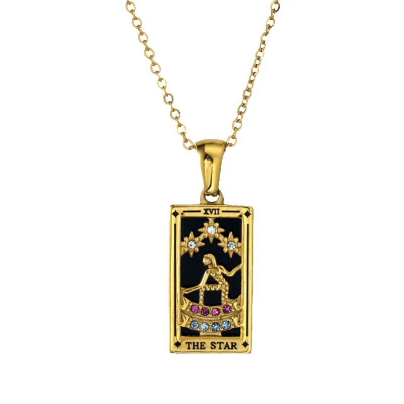 The Star Tarot Necklace made by Mint & Lilly
