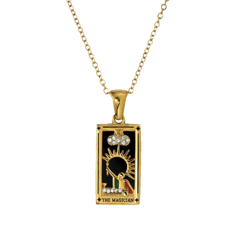 The Magician Tarot Necklace made by Mint & Lilly