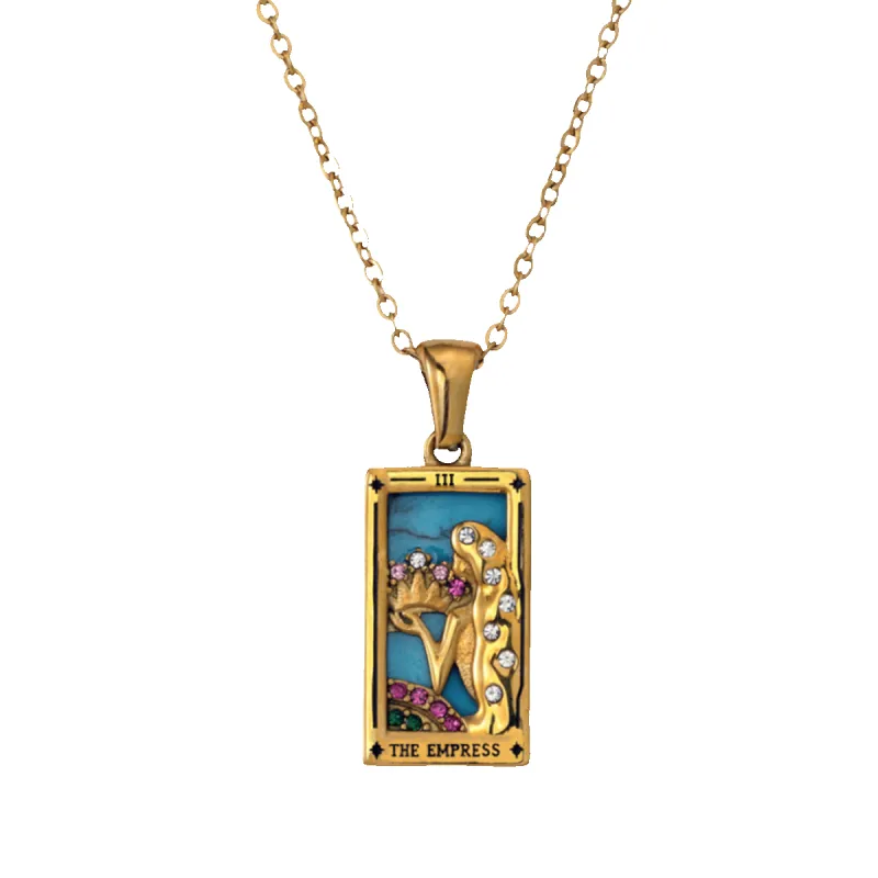 The Empress Tarot Necklace made by Mint & Lilly