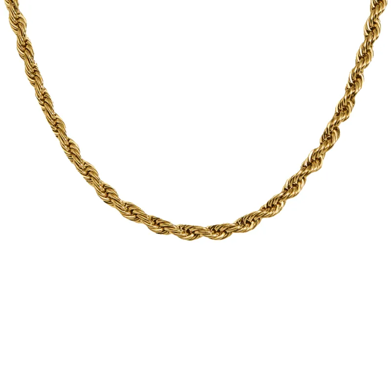 4mm Rope Chain Necklace sold by Mint & Lilly