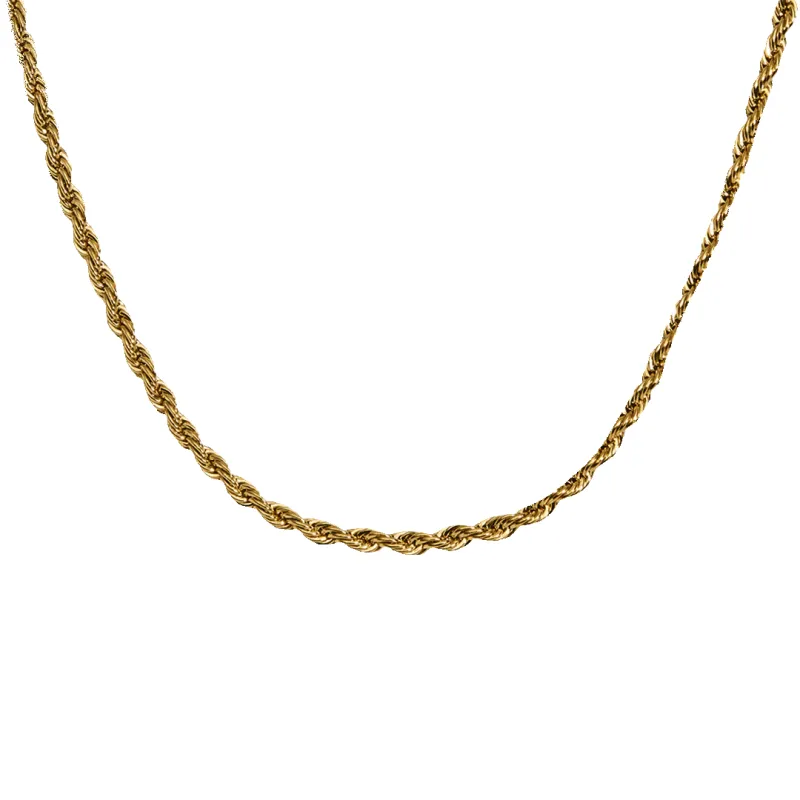 2mm Rope Chain Necklace sold by Mint & Lilly