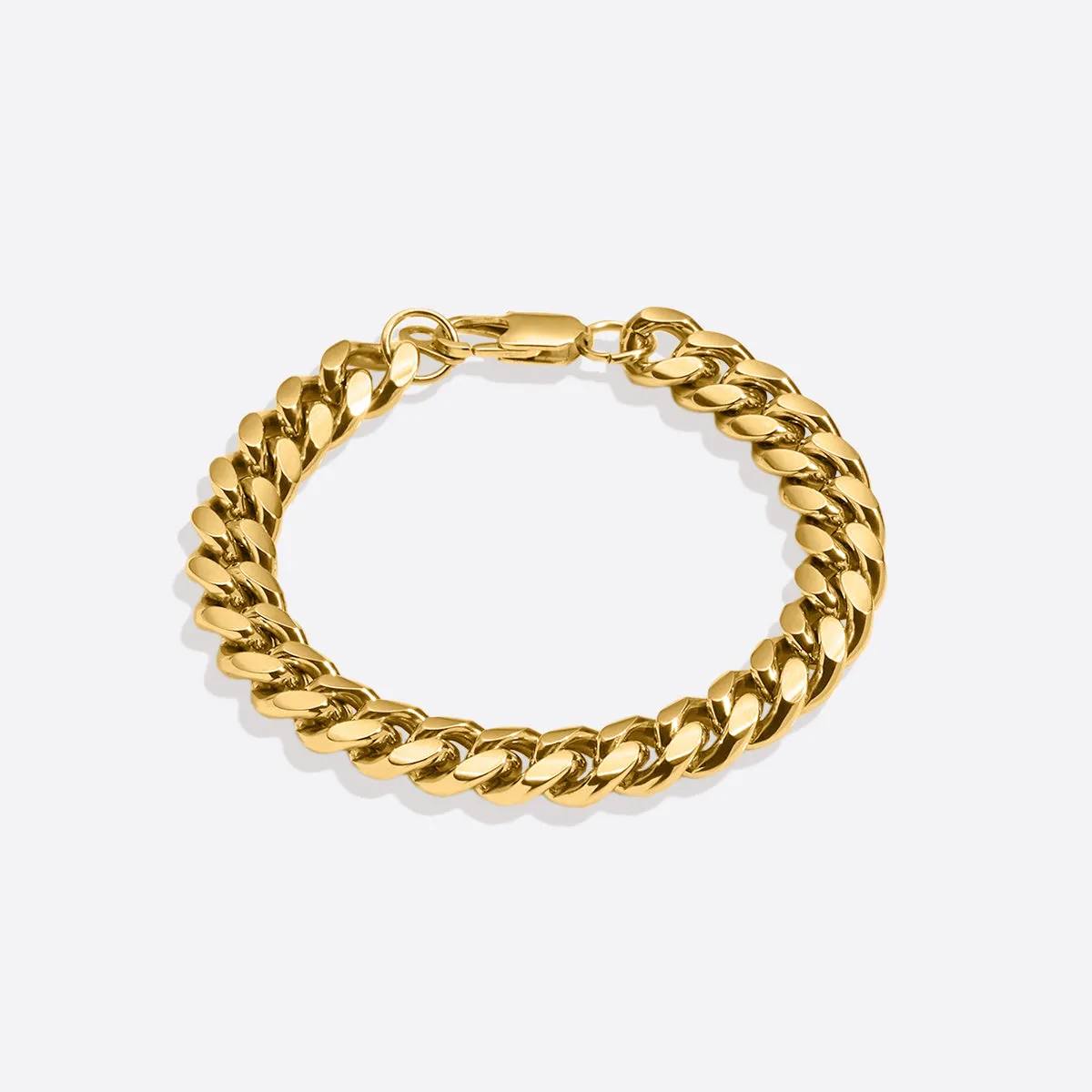 8mm Cuban Link Chain Bracelet sold by Mint & Lilly product image thumbnail 2