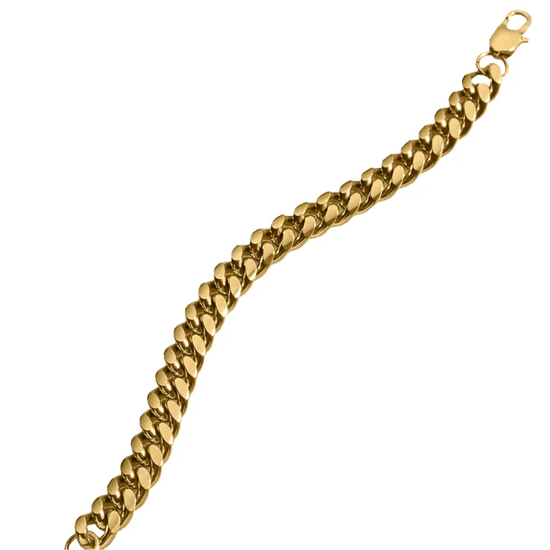 6mm Cuban Link Chain Bracelet sold by Mint & Lilly