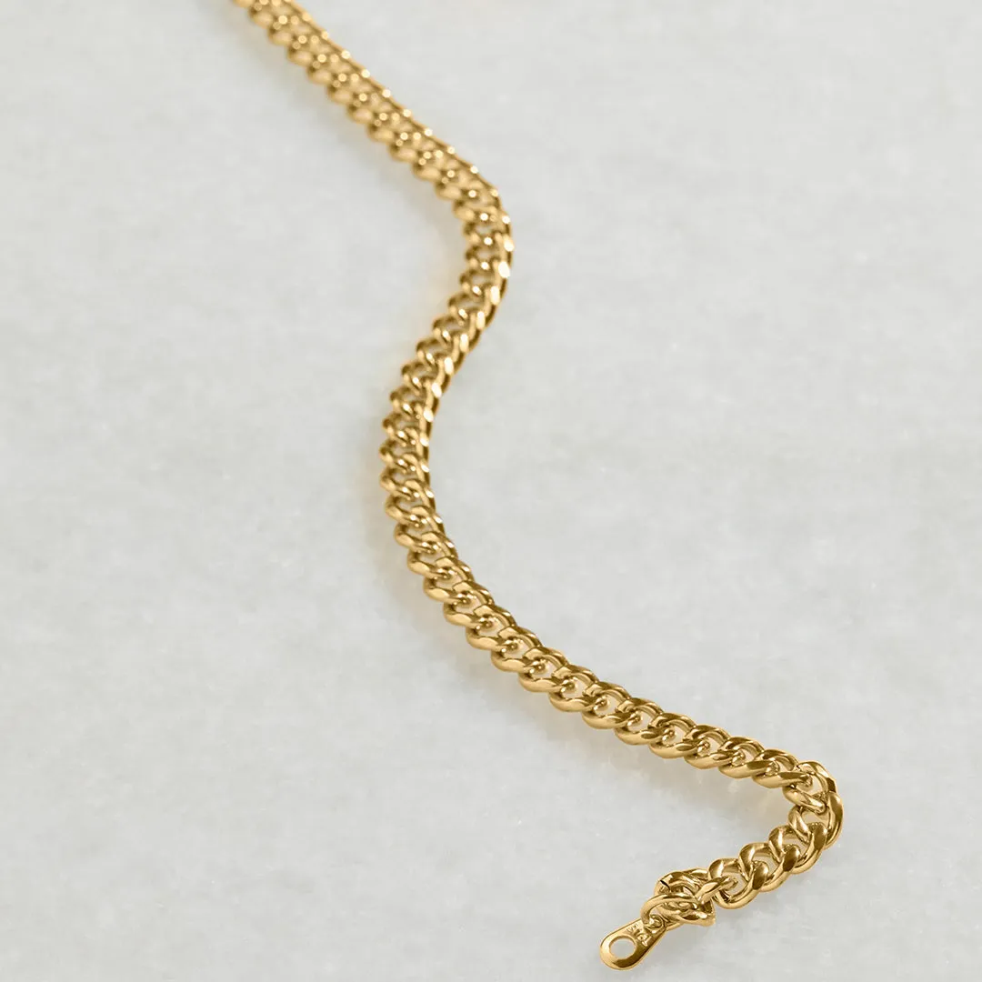 8mm Cuban Chain Necklace sold by Mint & Lilly product image thumbnail 4
