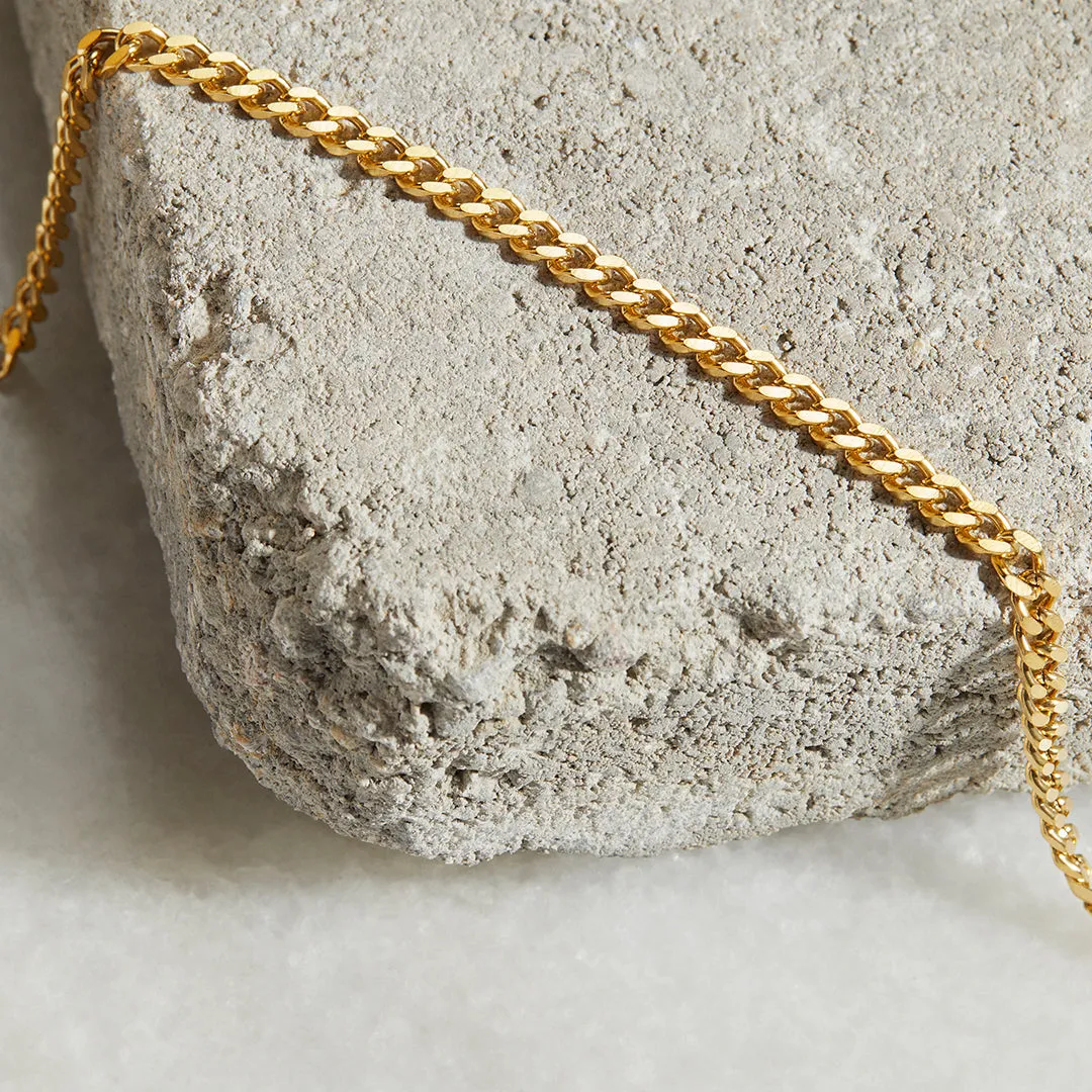 6mm Cuban Chain Necklace sold by Mint & Lilly product image thumbnail 4