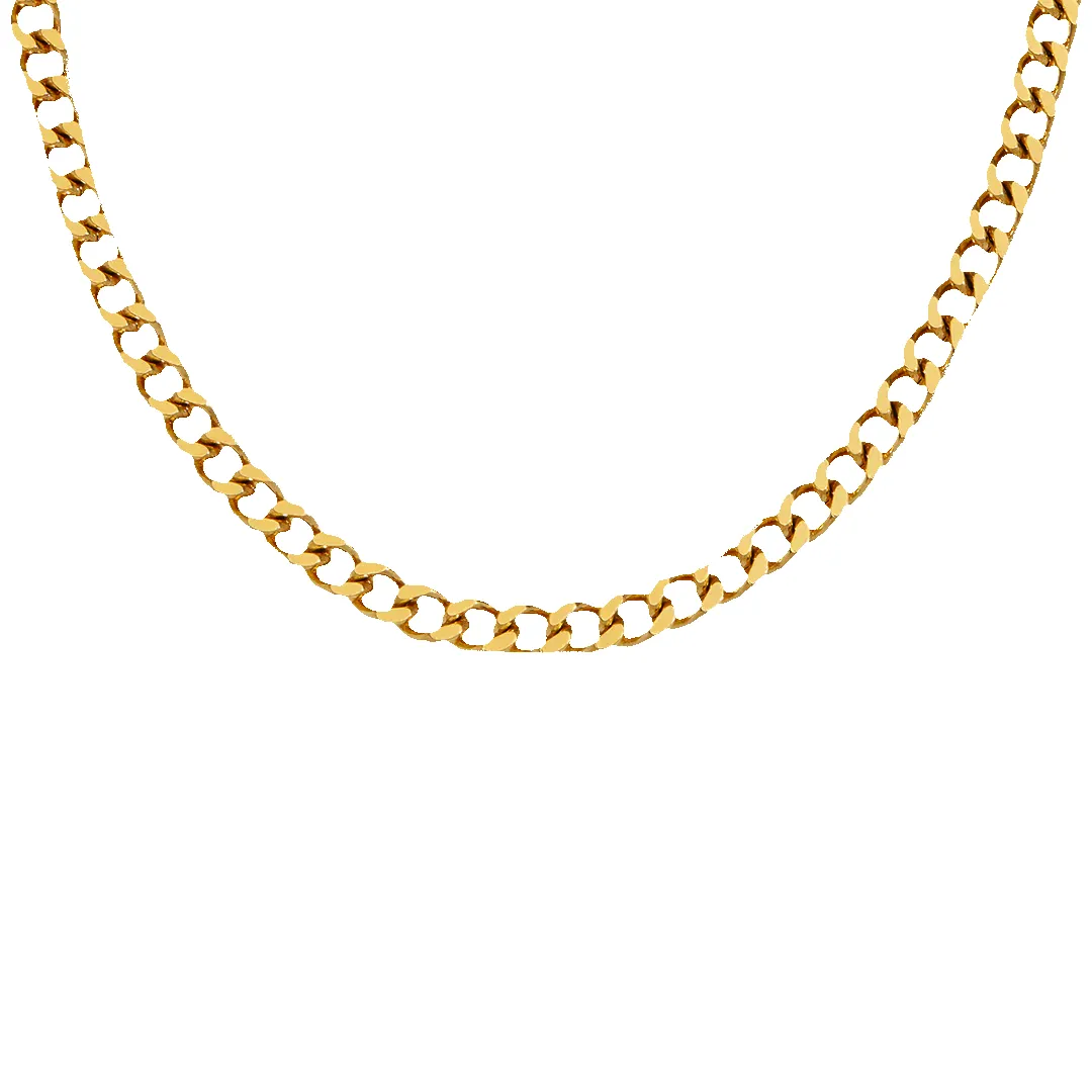 6mm Cuban Chain Necklace sold by Mint & Lilly