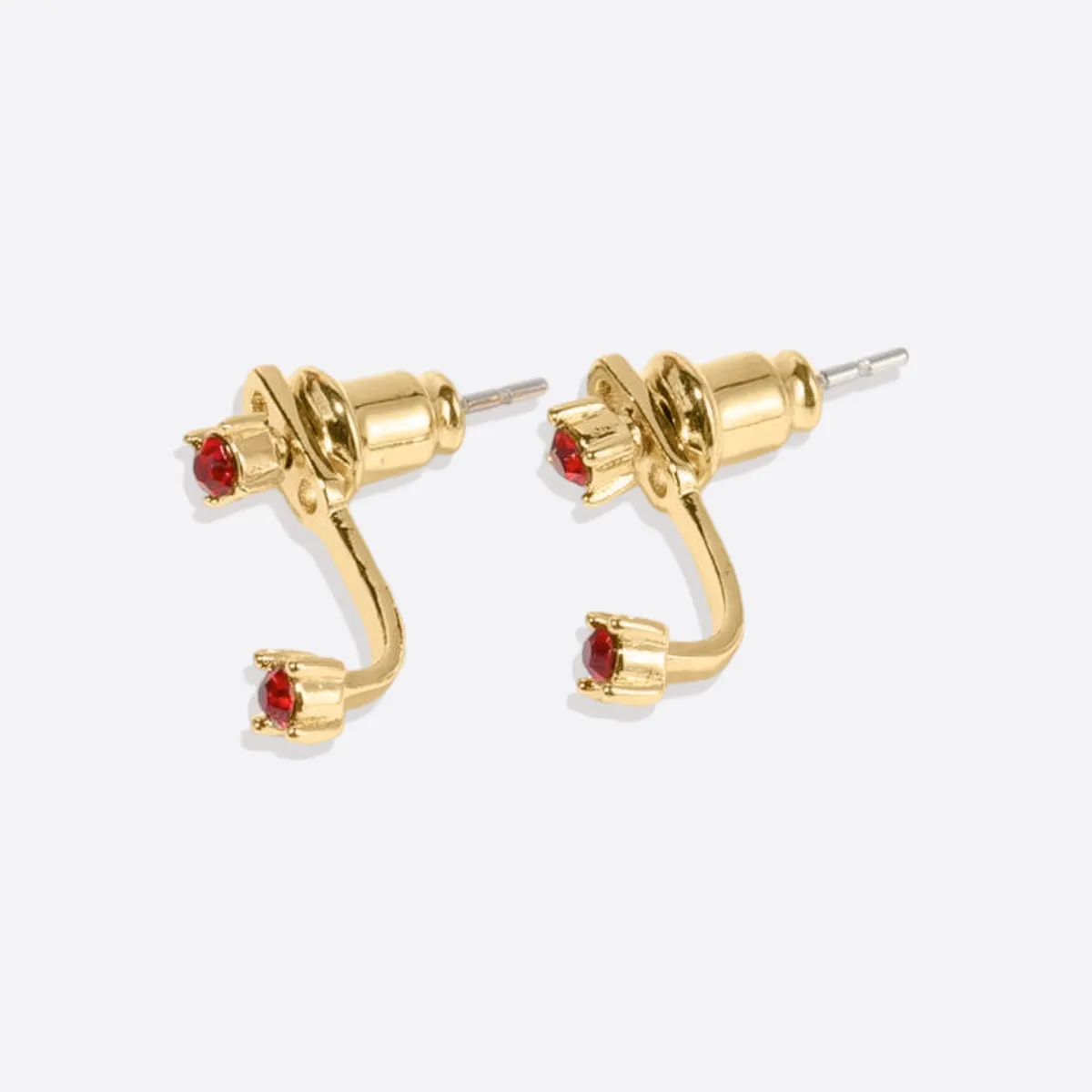Birthstone Drop Ear Jacket Earrings sold by Mint & Lilly product image thumbnail 5