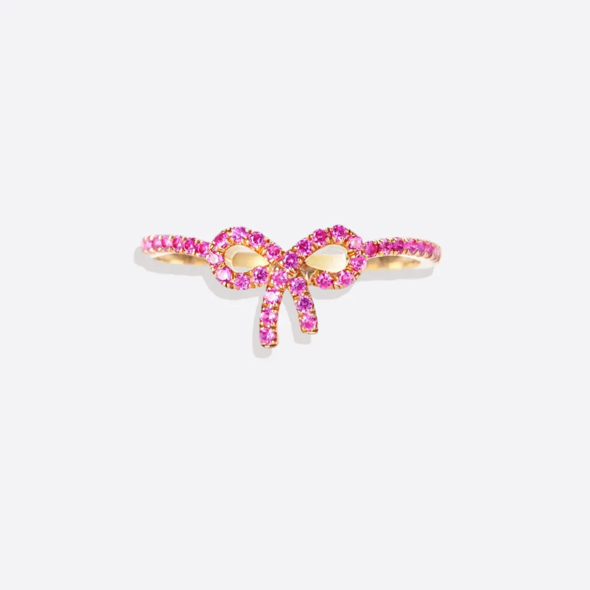 Pave Bow Ring sold by Mint & Lilly product image thumbnail 5