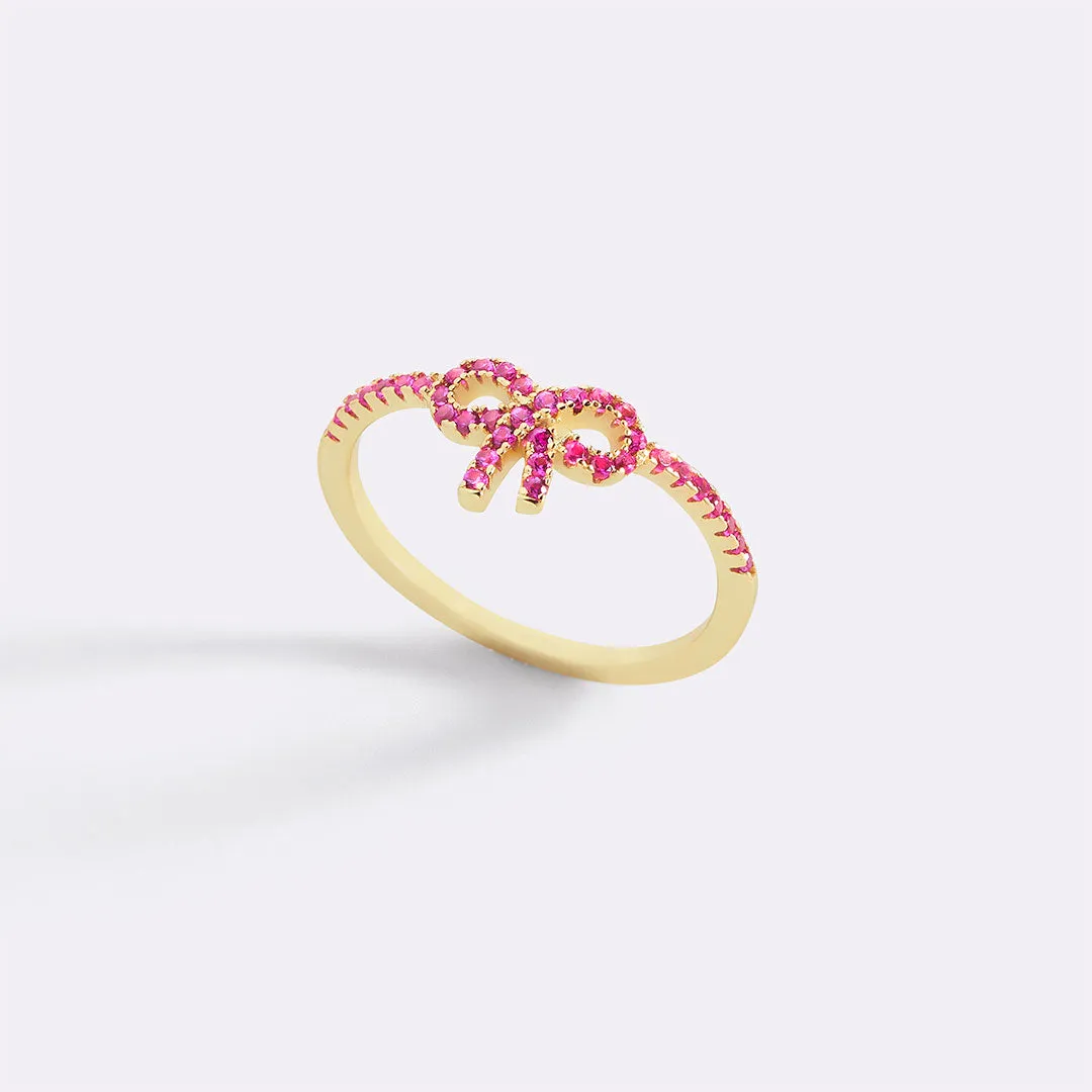 Pave Bow Ring sold by Mint & Lilly product image thumbnail 2