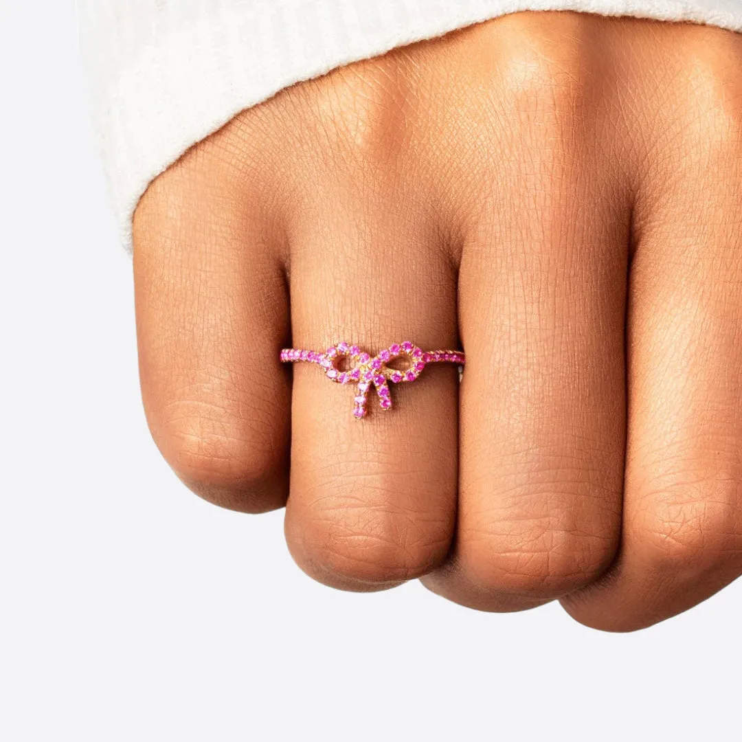 Pave Bow Ring sold by Mint & Lilly product image thumbnail 4