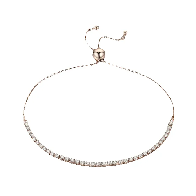 Thin Tennis Bracelet sold by Mint & Lilly product image thumbnail 2