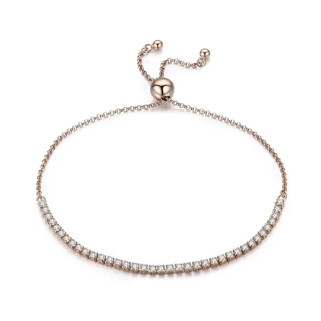 Thin Tennis Bracelet sold by Mint & Lilly product image thumbnail 4