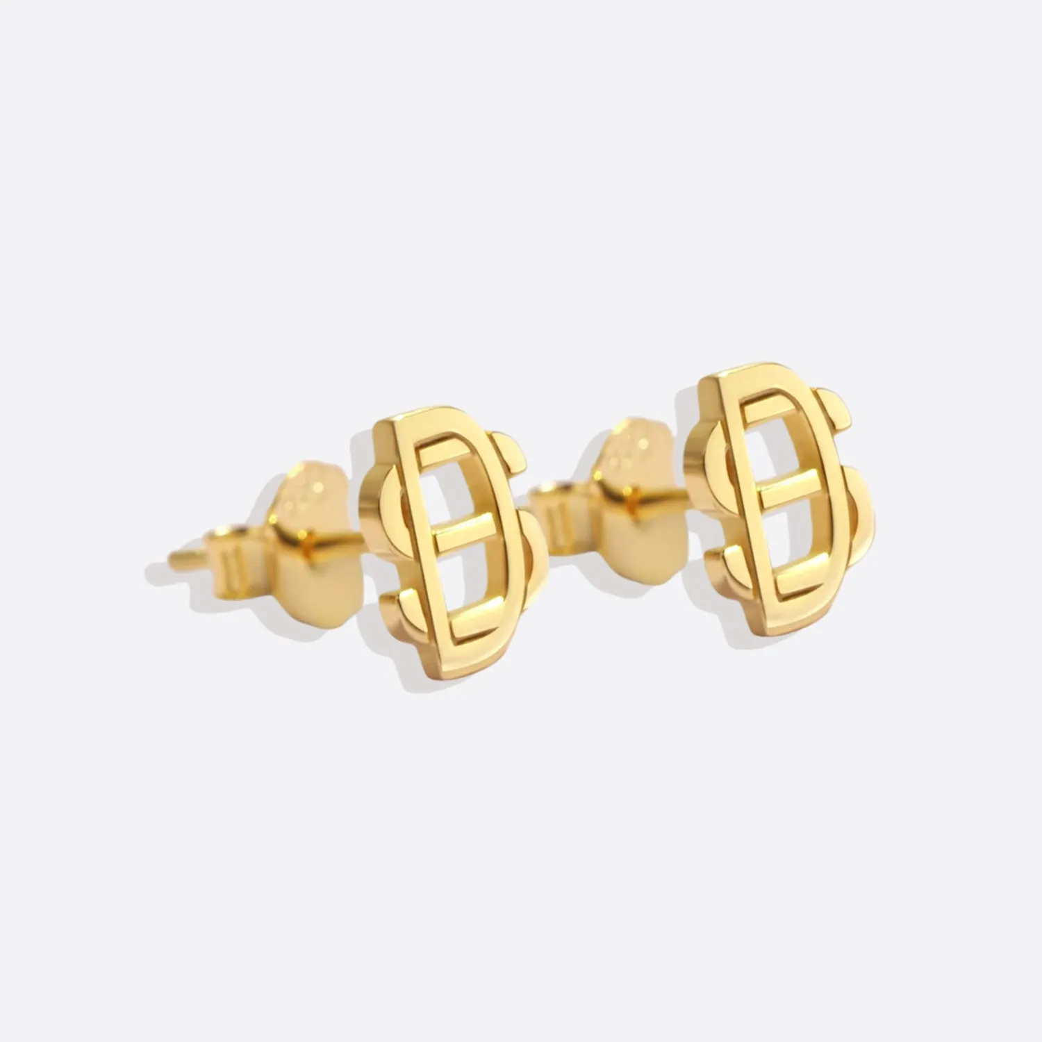 Custom Monogram Initial Earrings sold by Mint & Lilly product image thumbnail 4