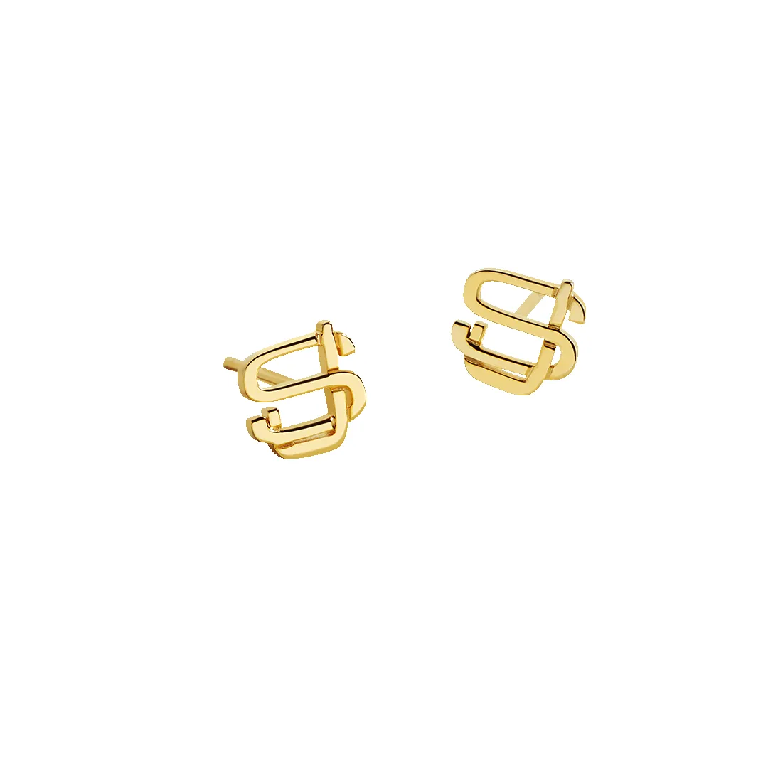 Custom Monogram Initial Earrings sold by Mint & Lilly