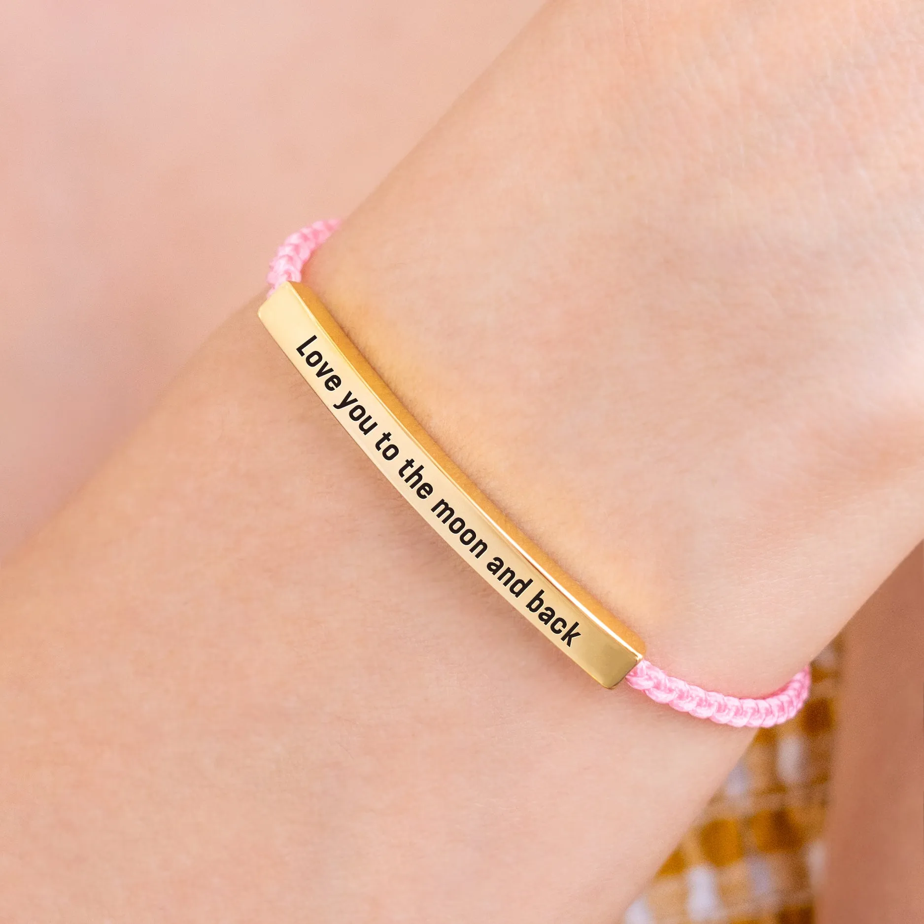 Love you to the moon and back Inspire Bracelet sold by Mint & Lilly product image thumbnail 5