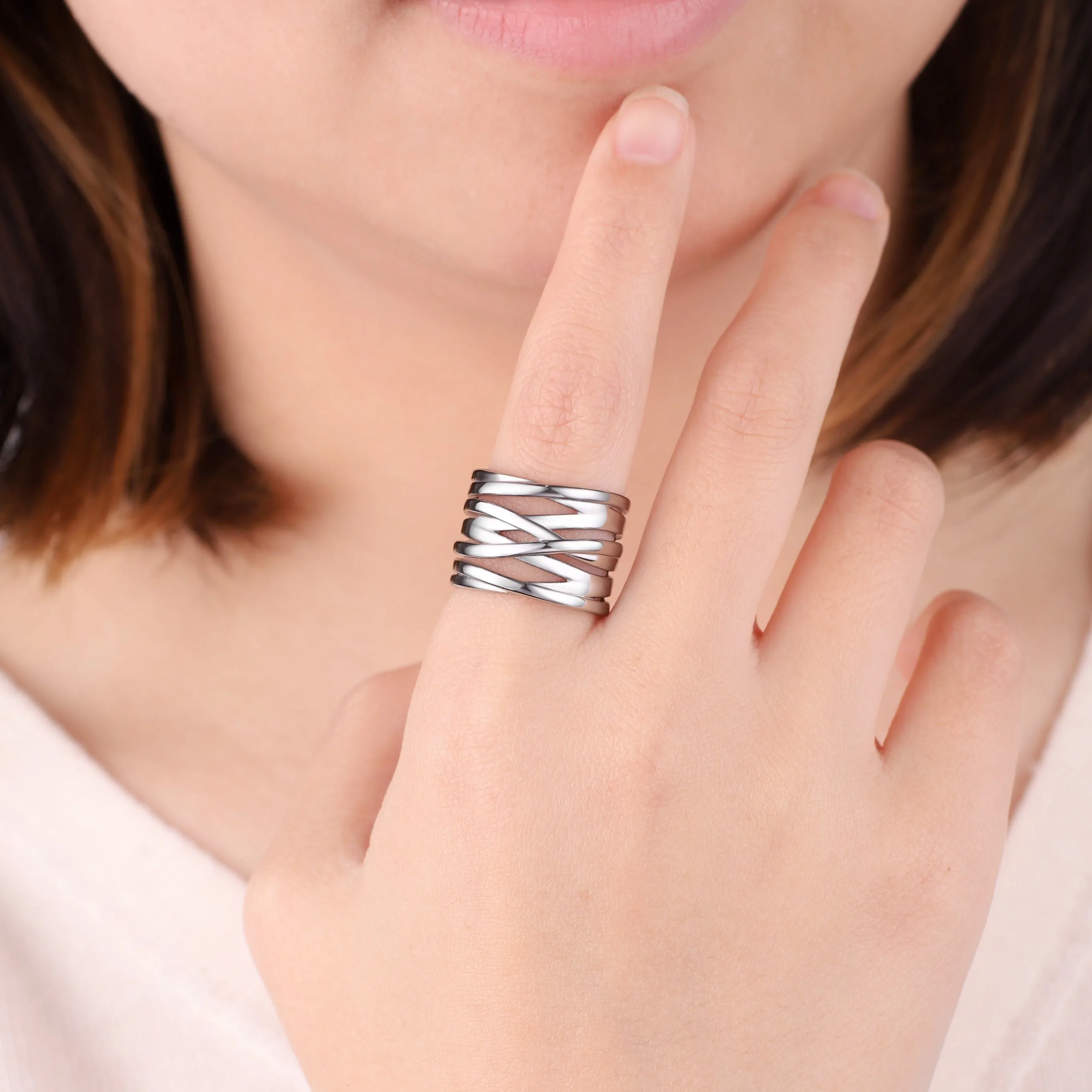Wire Wrap Statement Ring sold by Mint & Lilly product image thumbnail 3