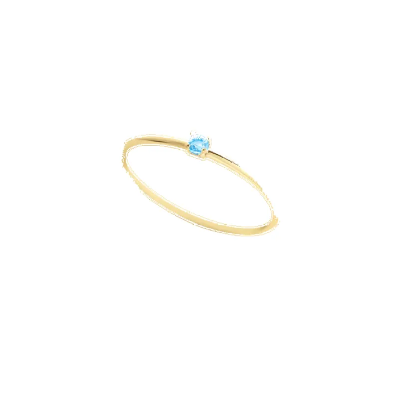 Super Dainty Birthstone Stacking Ring sold by Mint & Lilly