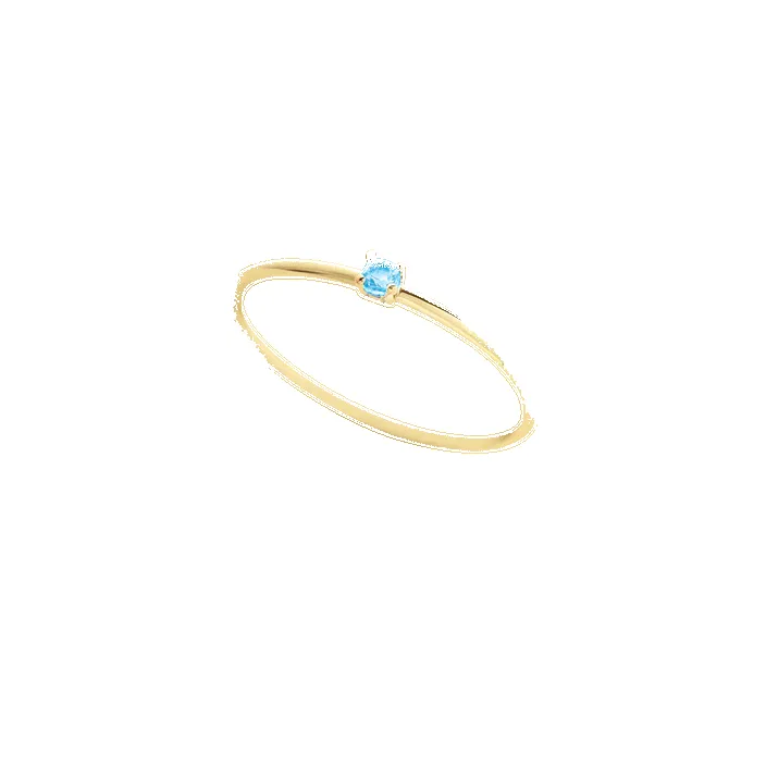 Super Dainty Birthstone Stacking Ring sold by Mint & Lilly
