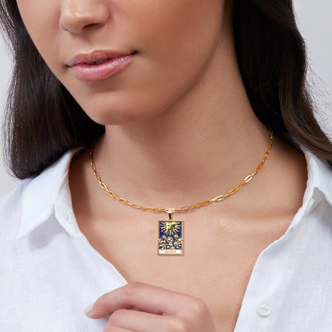 The Sun Tarot Necklace sold by Mint & Lilly product image thumbnail 3