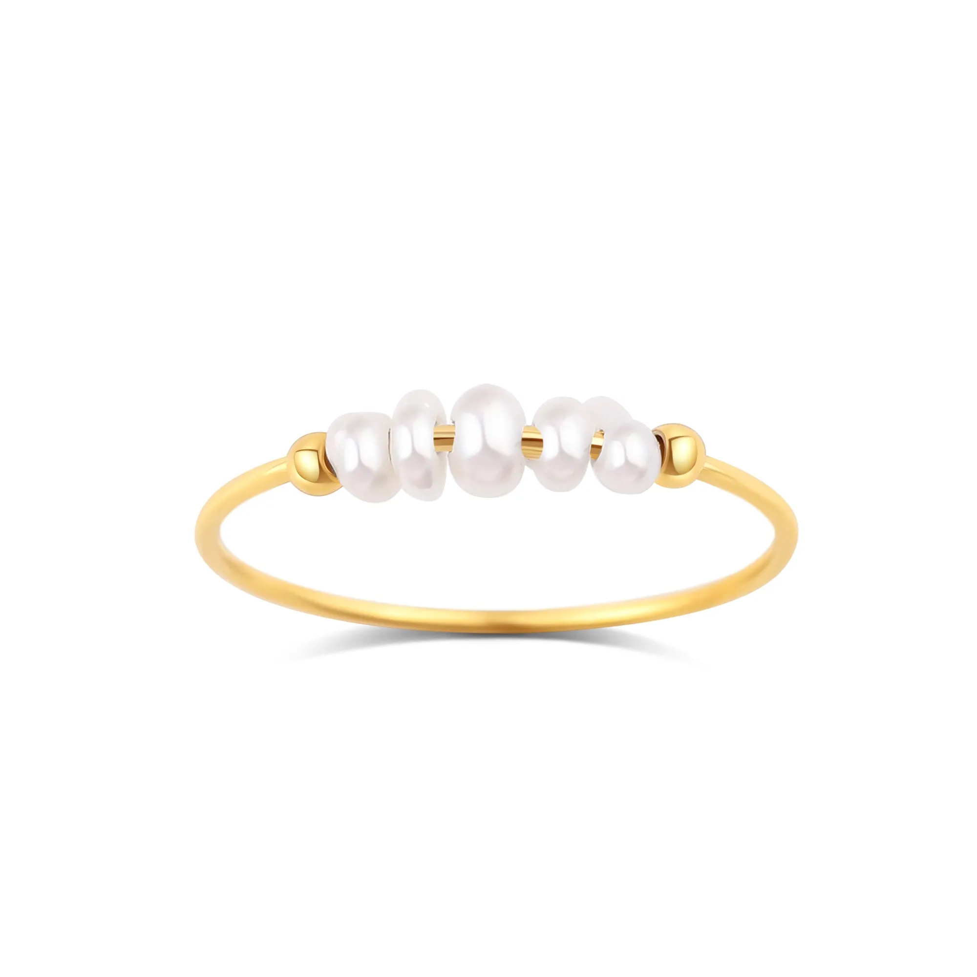 Mini Pearl Ring sold by Mint & Lilly product image thumbnail 3