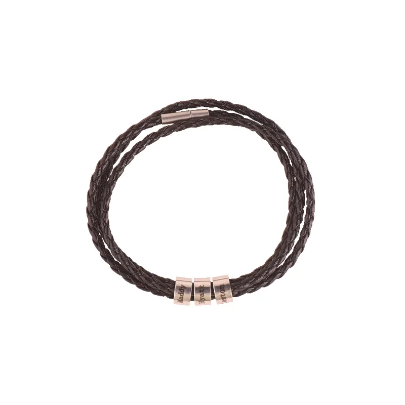 Personalized Beaded Bracelet sold by Mint & Lilly