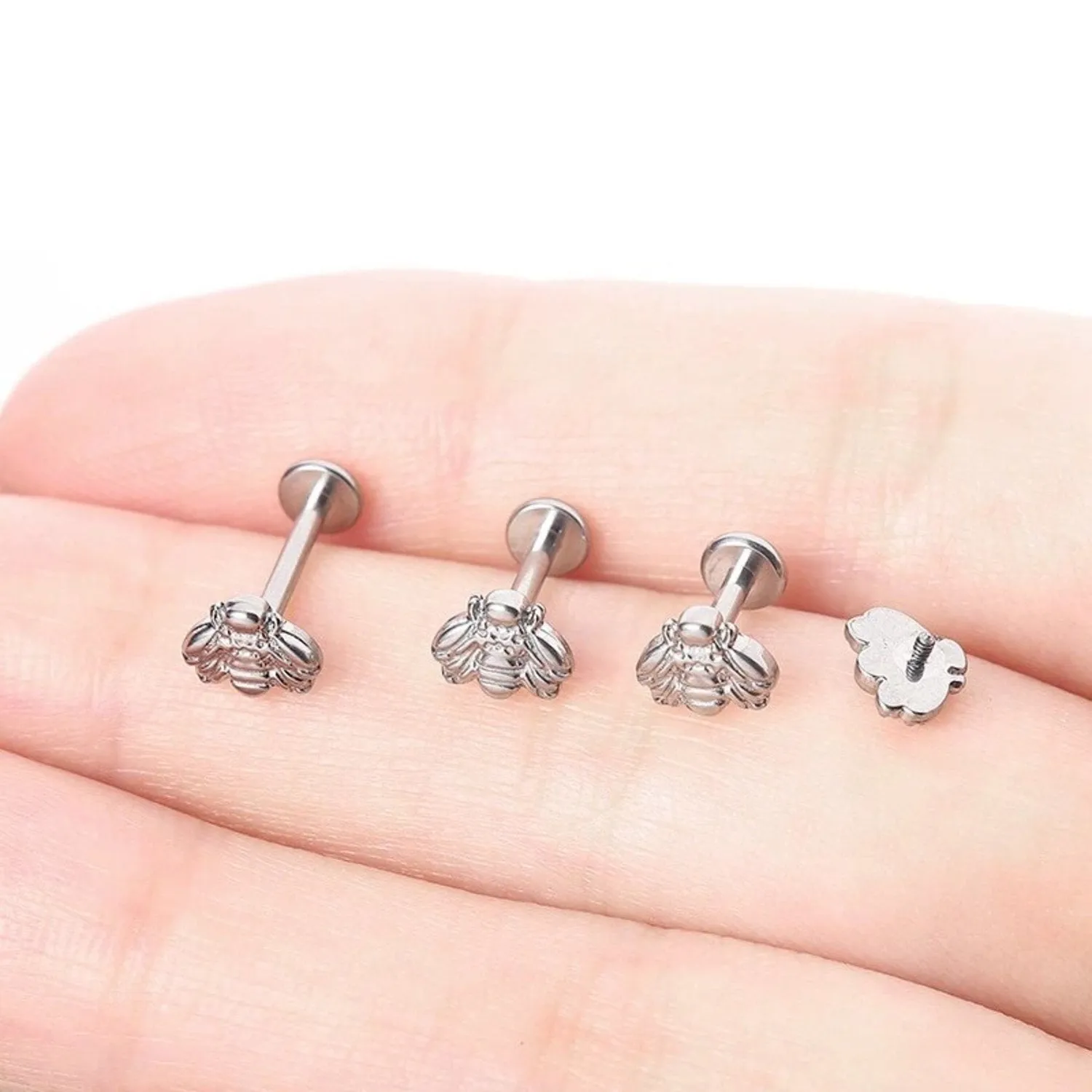 Cute Labret Studs | 16g sold by Mint & Lilly product image thumbnail 5