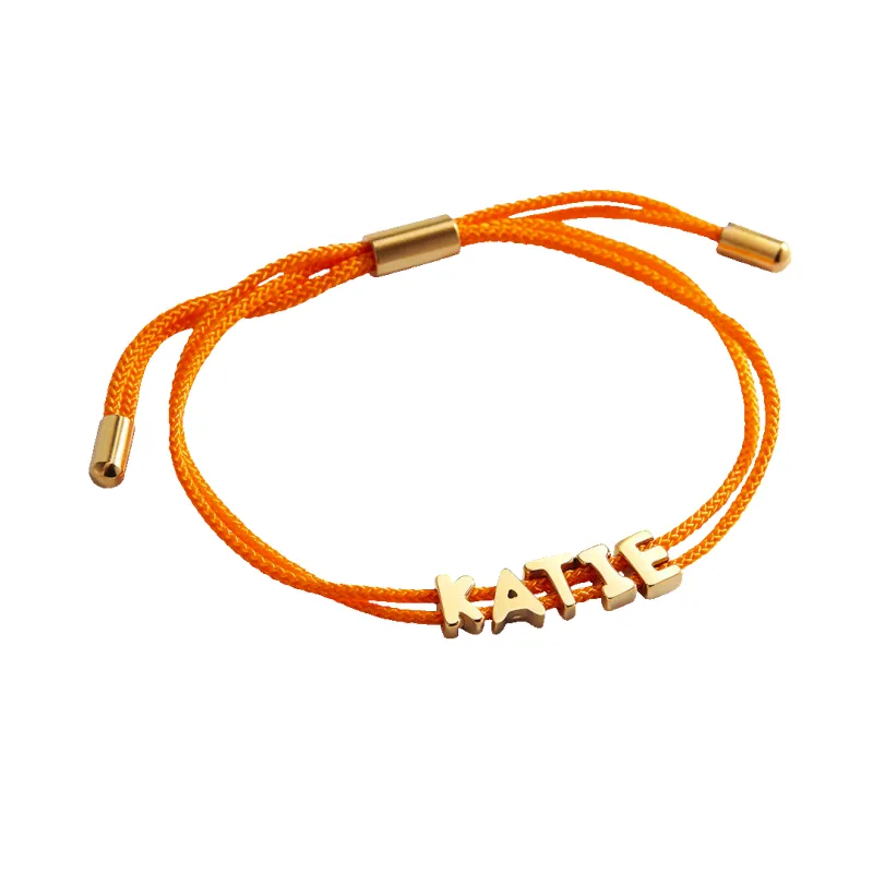 Personalized Adjustable Name Bracelet sold by Mint & Lilly