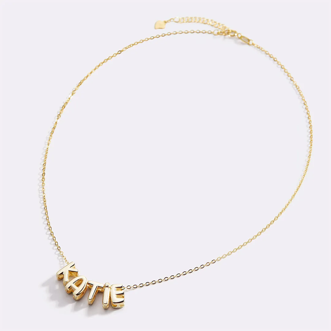 Bubble Name Necklace sold by Mint & Lilly product image thumbnail 4