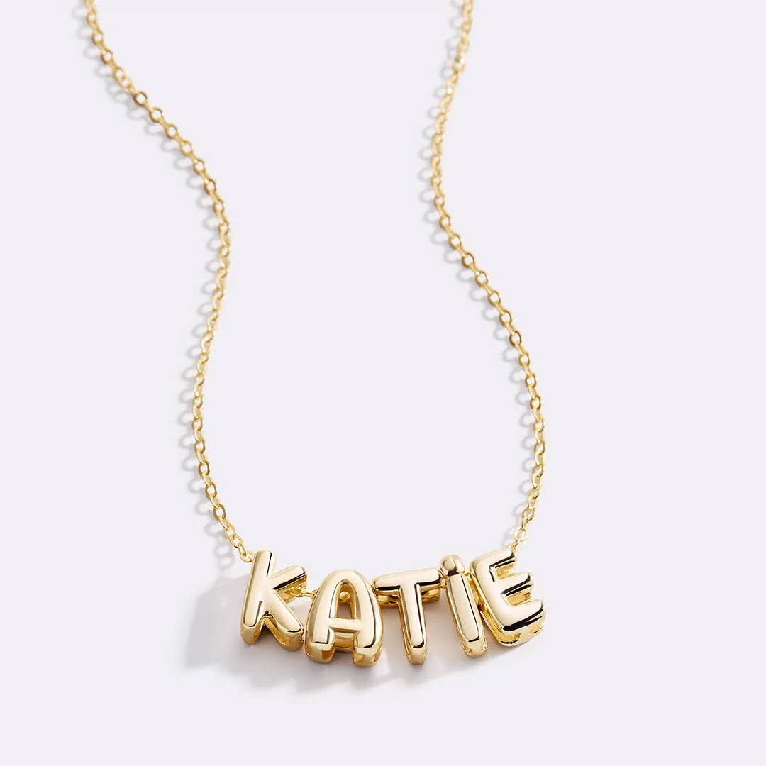 Bubble Name Necklace sold by Mint & Lilly product image thumbnail 2