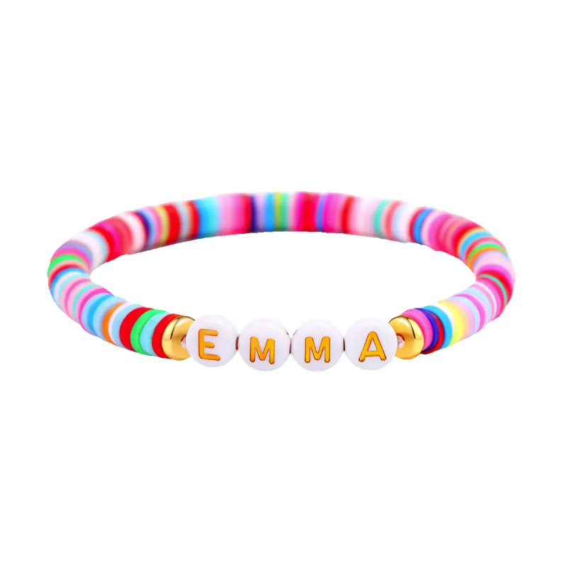 Heishi Beaded Friendship Bracelet sold by Mint & Lilly