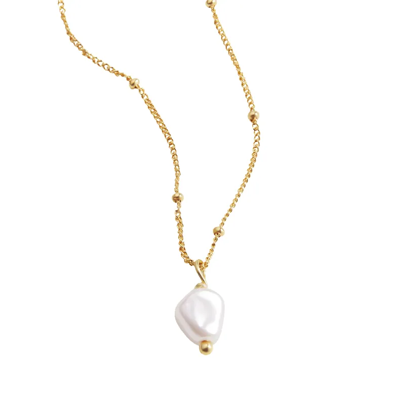 Single Freshwater Pearl Necklace sold by Mint & Lilly
